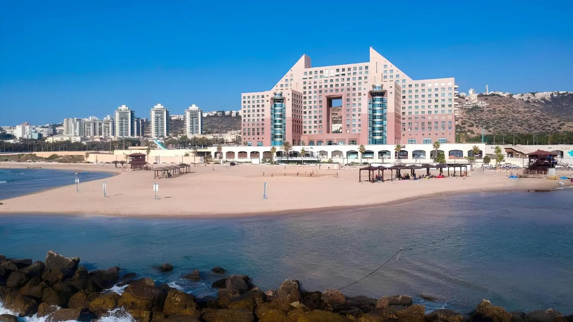 Lägenhet Almog Beach Apt Hotel מלון דירות אלמוג ביץ' Haifa Israel
